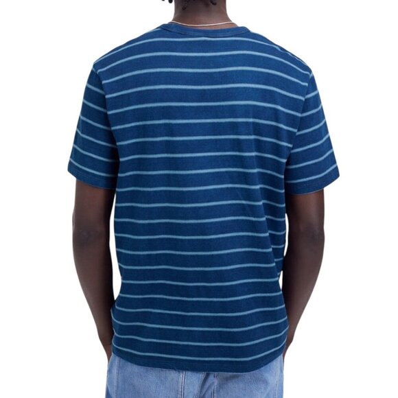 Madewell Indigo-Dyed Slub Tee Size Large - Picture 2 of 10